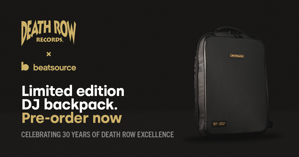 Beatsource and Death Row Records Collab on JetPack DJ Bag