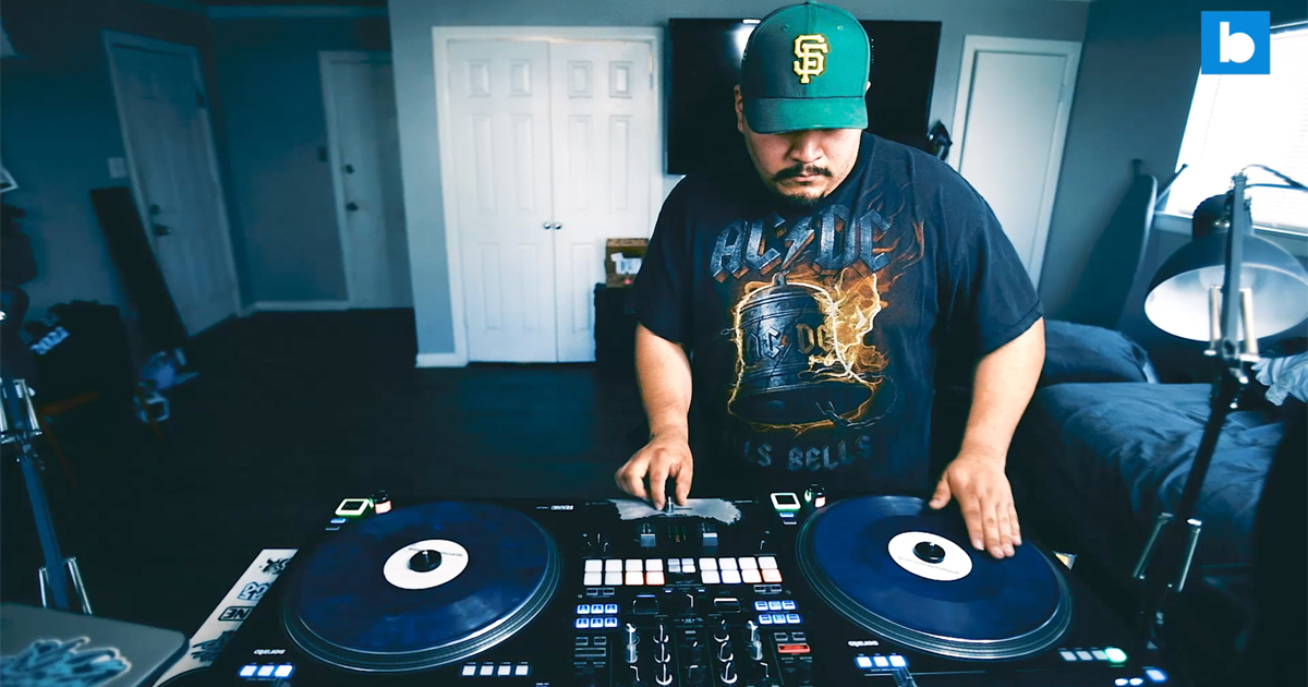 J. Sauvez Performs Routine Using Beatsource