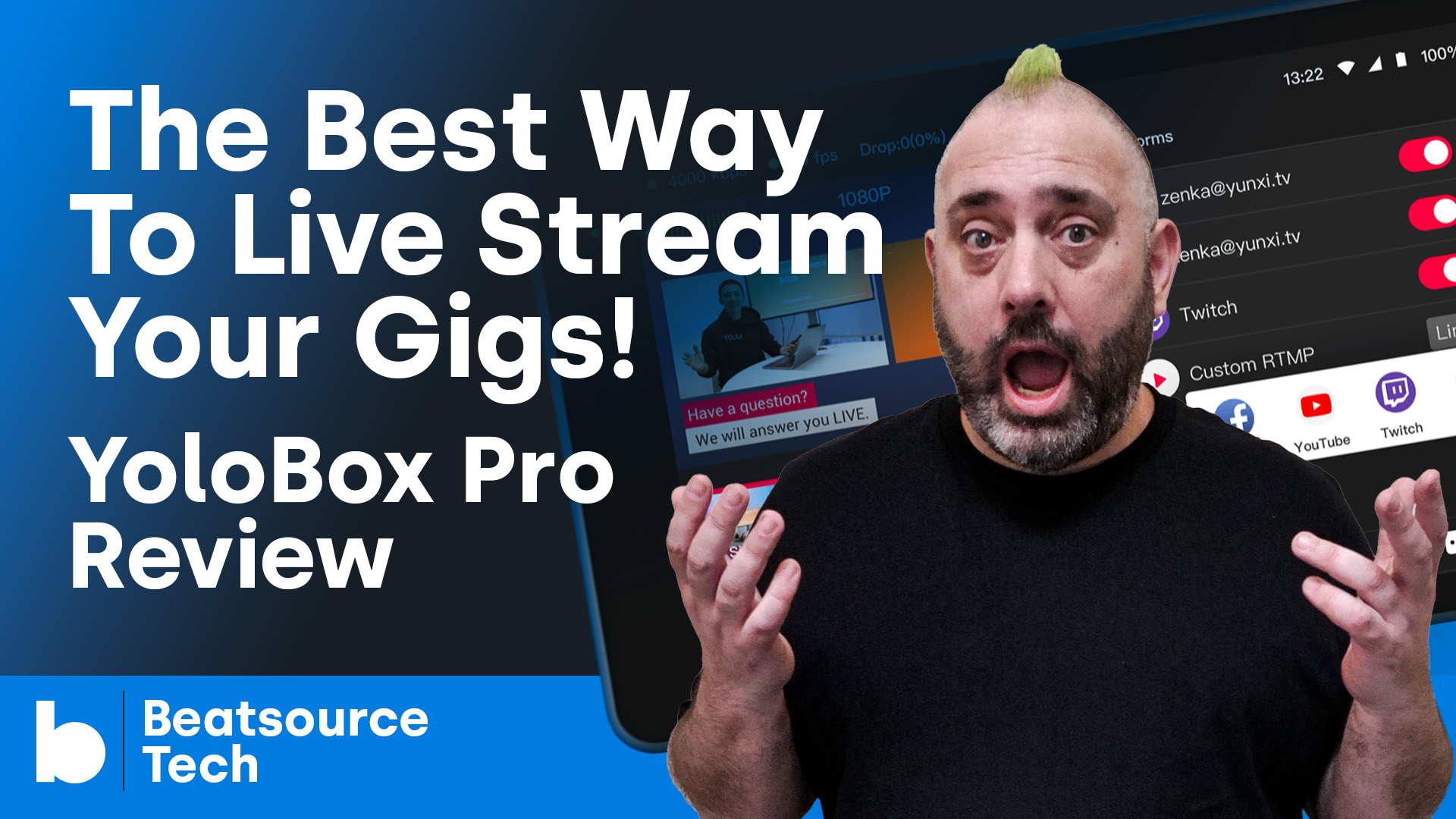 The Best Way to Live Stream Your Gigs? YoloBox Pro Review Beatsource Tech￼