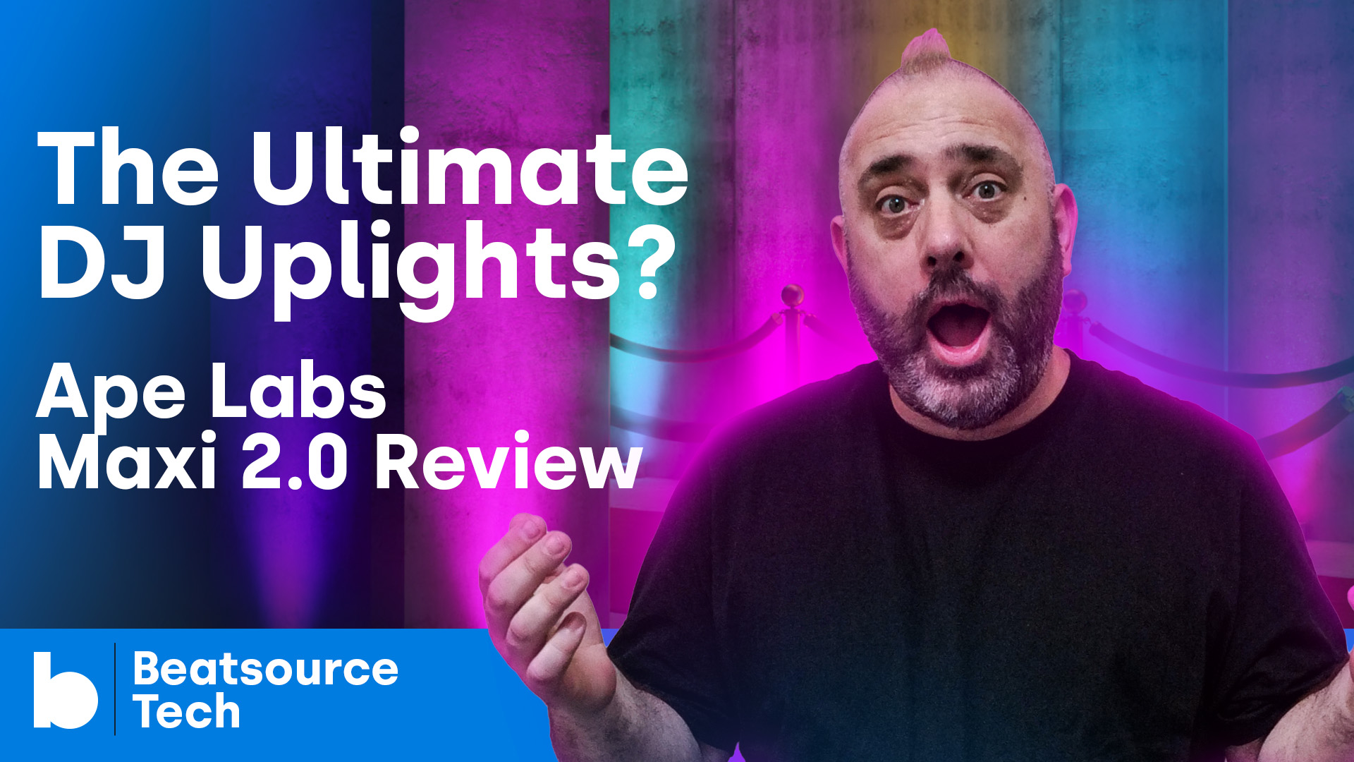 Ape Labs Maxi 2.0 Review: the Ultimate DJ Uplights? Beatsource Tech