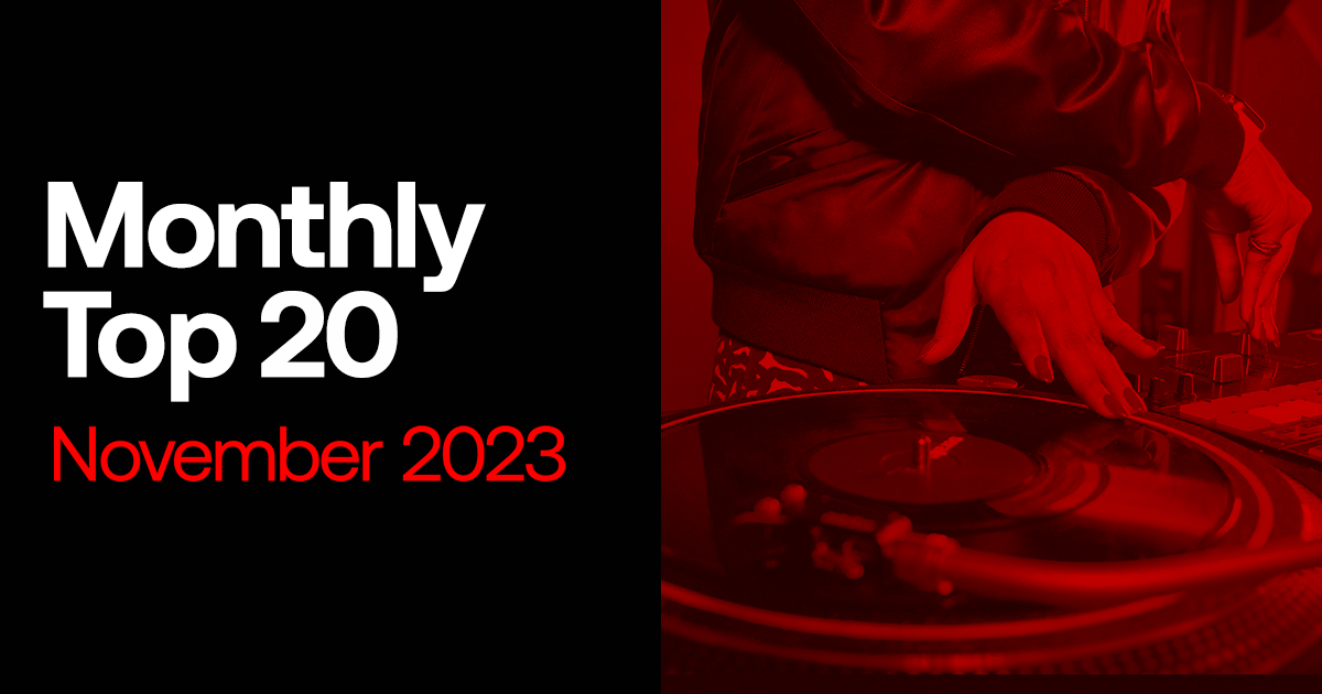 The Most Played Tracks of November 2023