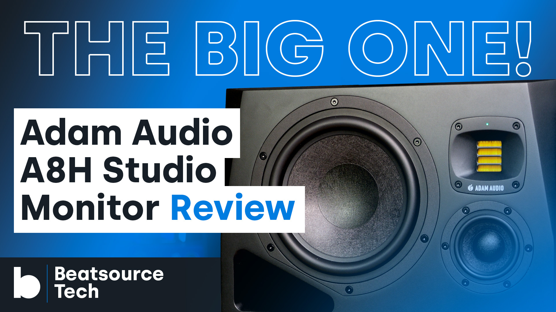 Adam Audio A8H Studio Monitor Review: Beatsource Tech