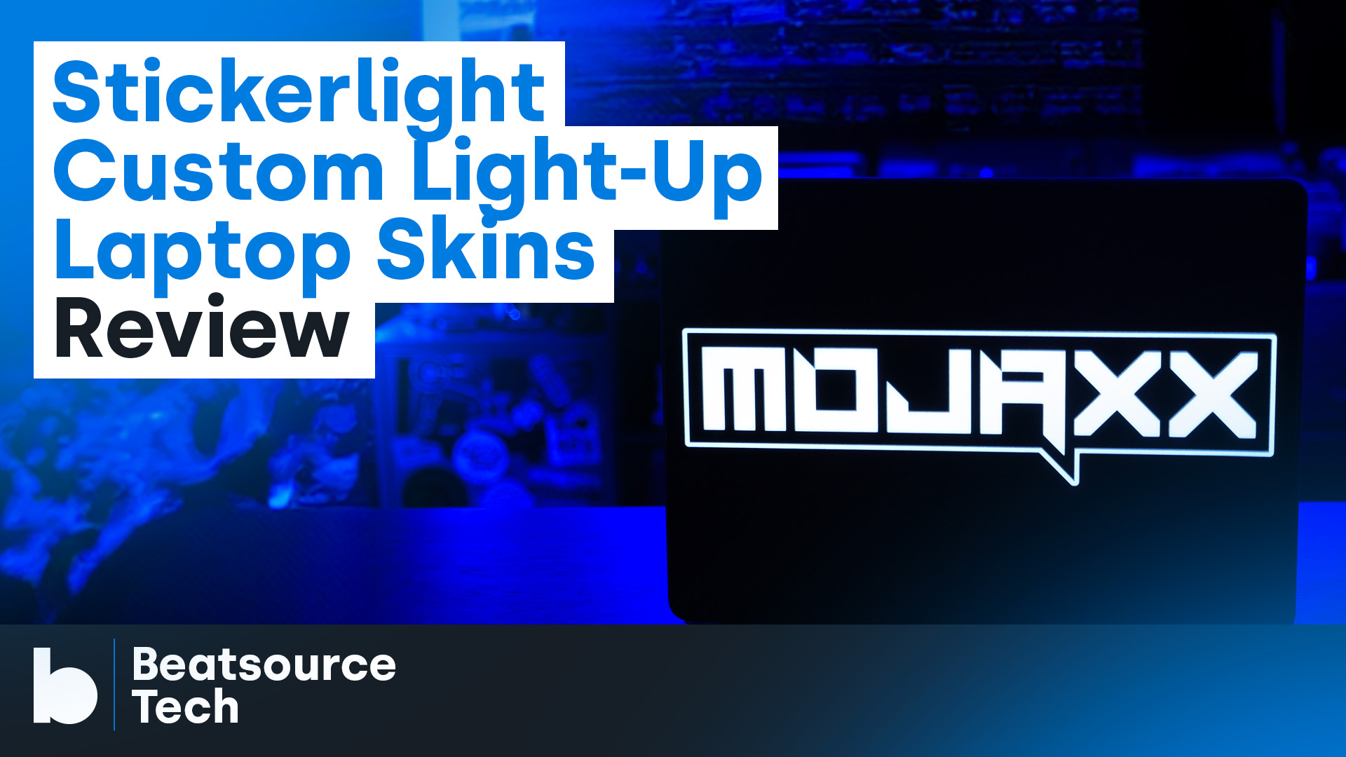 Stickerlight Light-Up Laptop Skins Review: DJ Jazzy Jeff's Choice! - Beatsource Tech