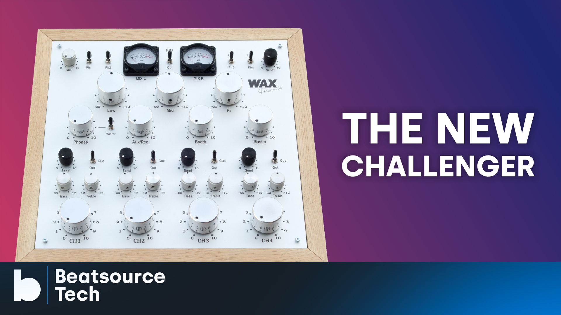 WAX Electronics Precision 04 Rotary Mixer Review: Beatsource Tech