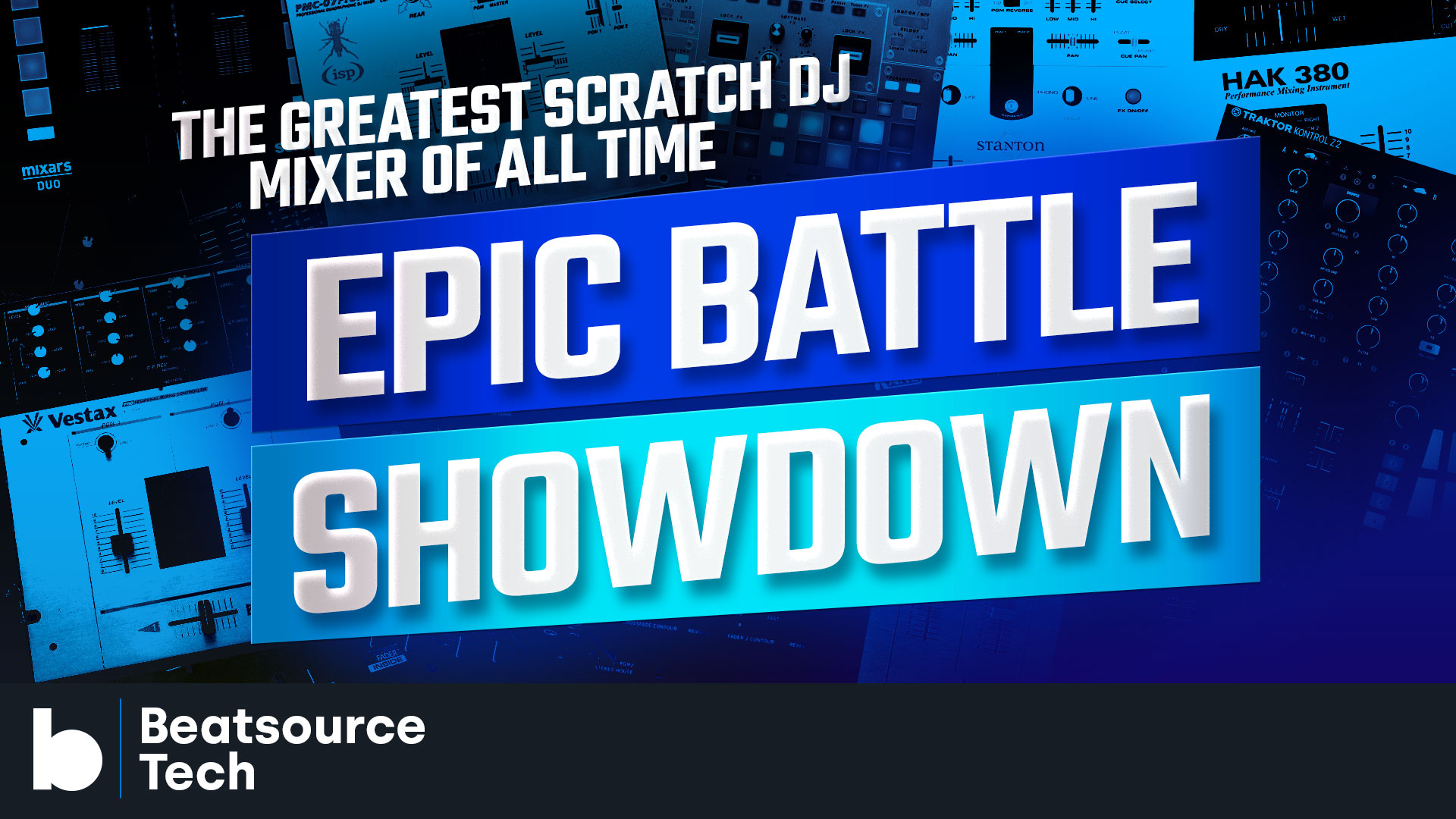 The Greatest Scratch DJ Mixer of All Time - Epic Battle Showdown: Beatsource Tech