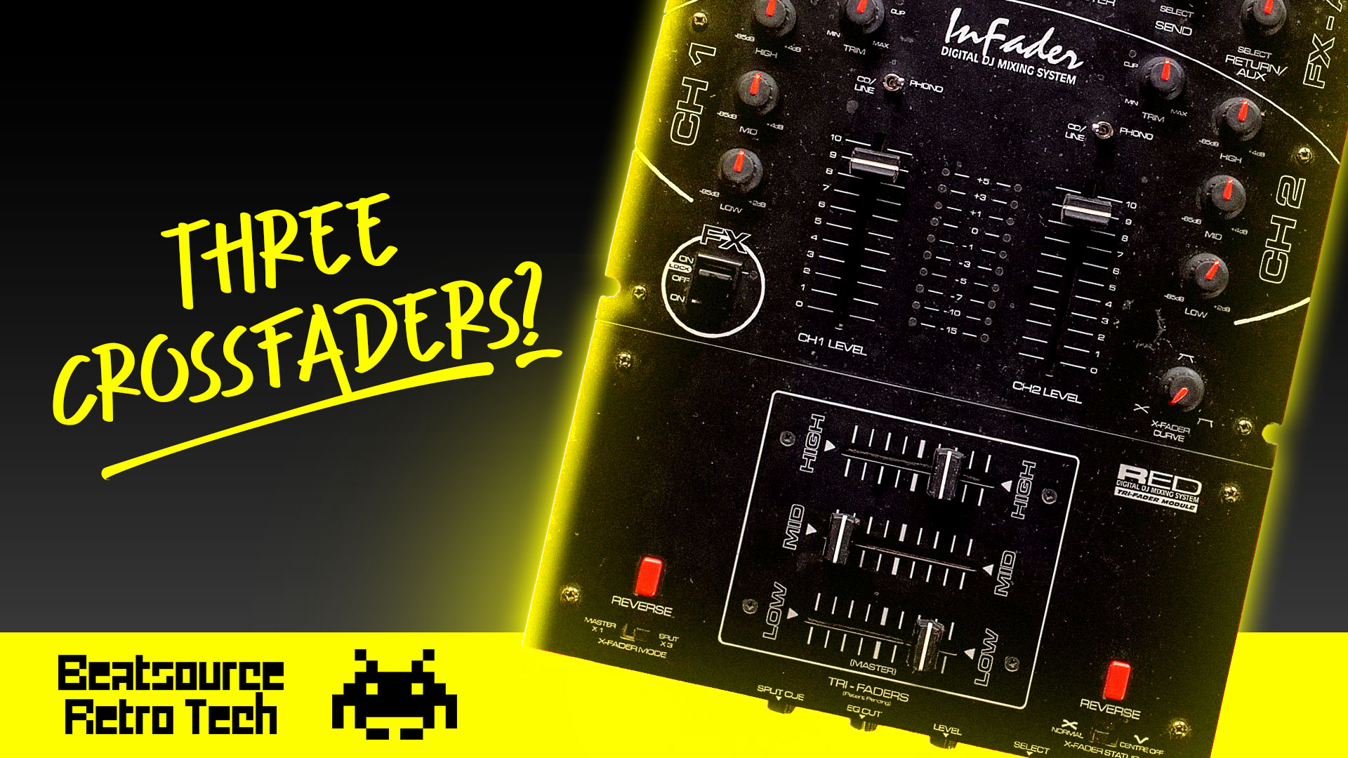 Are THREE Crossfaders Better Than ONE? The Red Sound Infader: Beatsource Retro Tech