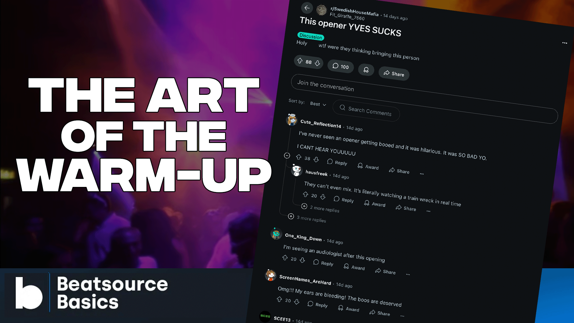 The Art of the Warm-Up: Don't Make These DJ Mistakes!: Beatsource Basics