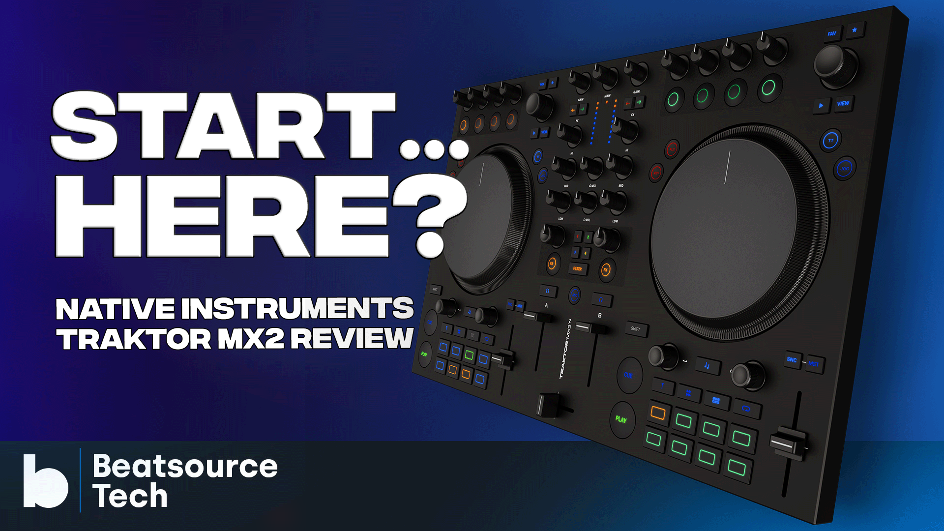 Native Instruments Traktor MX2 - The Best DJ Controller For Beginners?: Beatsource Tech